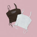 NOPE GIRL SIDE RIBBON TOPS