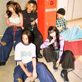 9090 Techno氣球牛仔褲