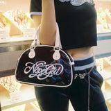 NOPE GIRL enamel bag