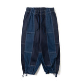 switching balloon denim pants