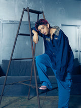 MIO×9090豹領襯衫