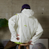 distressed loose hoodie