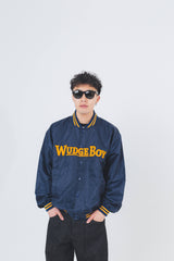 WudgeBoy logo nylon stadium jumper
