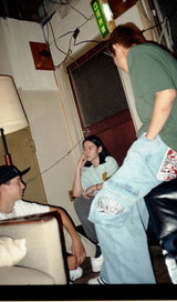 9090 x厘米縫線貨運牛仔布