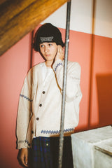 "N" Logo Stitch Cardigan