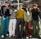 YS taperd color denim