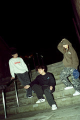 火焰徽標色素長T卹