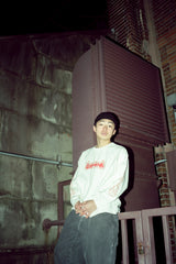 火焰徽標色素長T卹