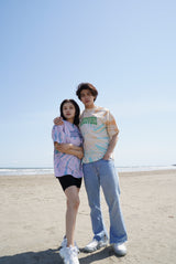 Tiedye Goodvibes大學徽標T卹