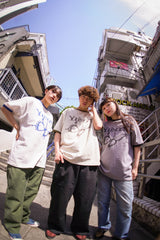 YS butterfly logo ringer tee