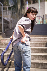 YS butterfly logo ringer tee