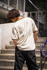 YS butterfly logo ringer tee