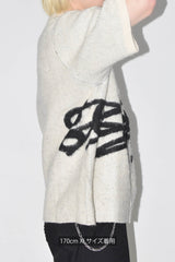 大徽標SS針織襯衫