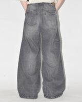 Genzai鏈寬鬆牛仔褲