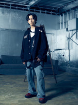 MIO×9090豹領襯衫