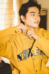 徽標徽標棉線教練夾克