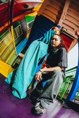 9090旅行彩色牛仔布