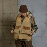 사냥 퀼트 패딩 조끼