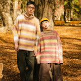 그라데이션 터트로 니트