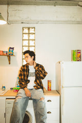 幼犬主義漸變長襯衫