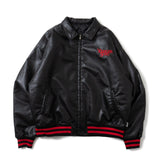 合成皮革體育場外套