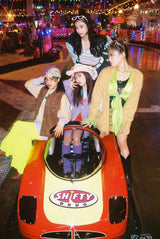 NG LOGO MOHAIR LIKE CARDIGAN