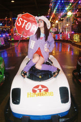 NG LOGO MOHAIR LIKE CARDIGAN