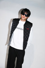 학생 냉담한 가역 퀼팅 조끼