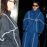 student apathy nylon seam pants