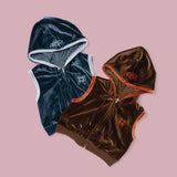 蝴蝶絲絨連帽衫