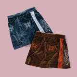 Velor Mini Skirt