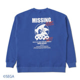 Sonic刺猬×9090缺少Sonic Crew Neck汗水