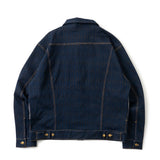 student apathy denim setup jacket