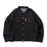 student apathy denim setup jacket