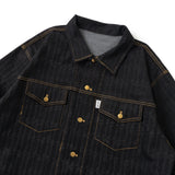 student apathy denim setup jacket