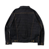 student apathy denim setup jacket