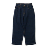 student apathy denim setup pants