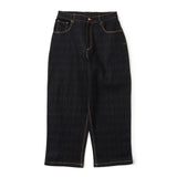 student apathy denim setup pants