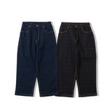 student apathy denim setup pants