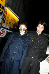 student apathy denim setup jacket