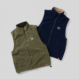 可逆的羊毛背心