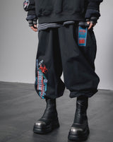 HYSTERIC GLAMOUR GENZAI COLLAGE COTTON PANTS