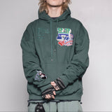 歇斯底里的魅力Genzai Sagara拼贴连帽衫