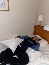 student apathy box logo stadium jacket