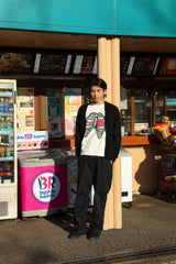 bone motif long sleeve T