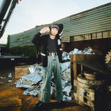 “ N”化學洗牛仔布