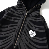 Bone Zip Hoodei