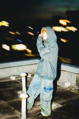 羽毛面×9090蛾連帽衫