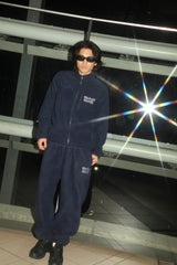 student apathy logo fleece jacket