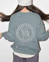 Genzai顏料Boro船員頸汗